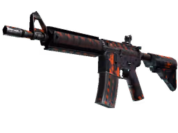 M4A4 | Radiation Hazard (Well-Worn)